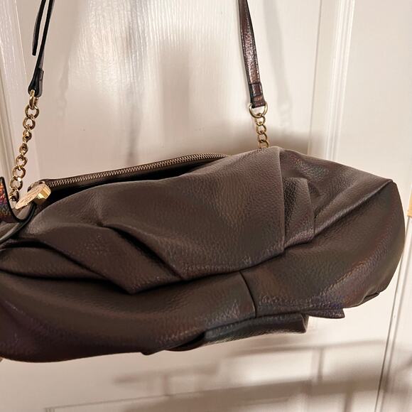 JUICY COUTURE Bag Purse Y2K 90s
Fold Over Zip Flap Crossbody Logo
Holographic - Picture 5 of 11